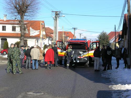 Prevzatie hasičského auta Iveco Daily